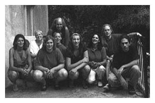 Gruppbild på oss som var i Bosnien 97